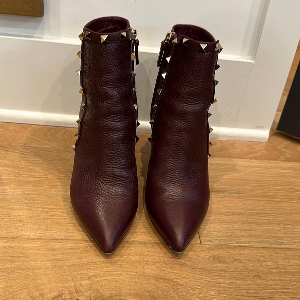Authentic Valentino studded booties